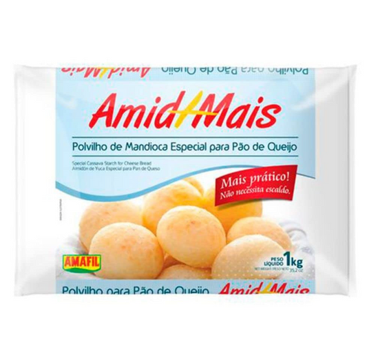 Amafil Amid+ Mais Polvilho Especial para Pão de Queijo Polvilho 1kg