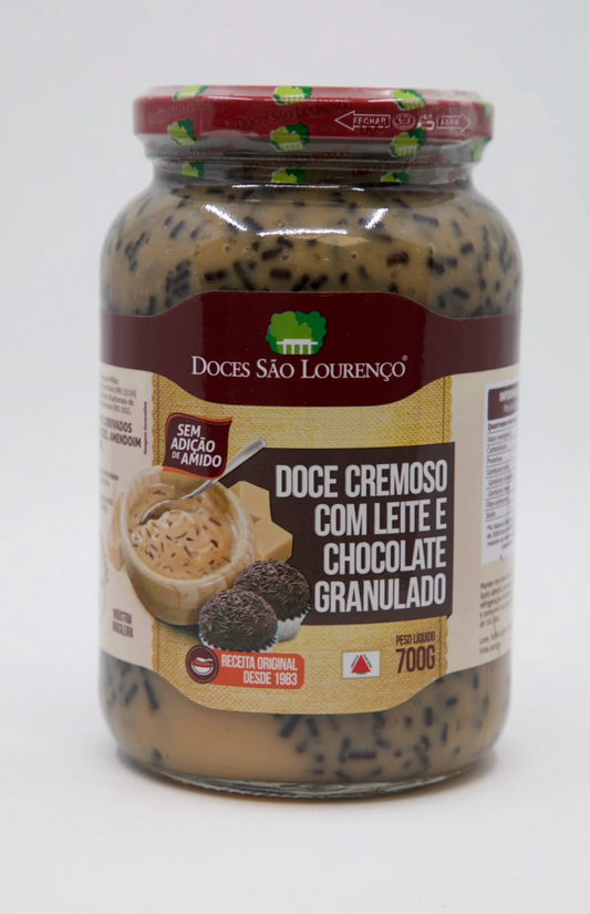 Doce de Leite com Chocolate Granulado Sao Lourenco 700g